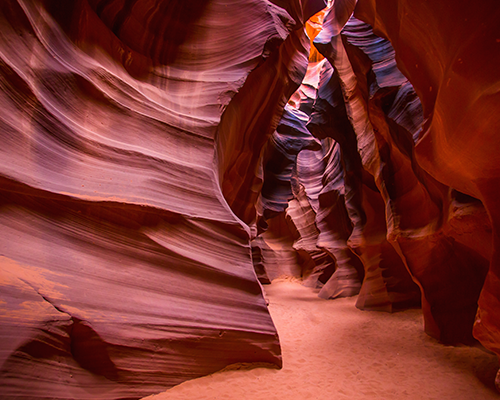 Antelope Canyon slot canyon